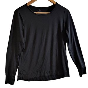 Lands'End Black Long Sleeve Shirt